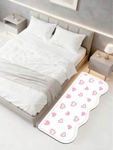 1 Peça Tapete Decorativo Rosa, Tapete de Área Pequeno, Tapete, Decoração de Casa, Tapete Grande para Sala de Estar, Tapete Redondo, Decoração de Casa para Sala de Estar, Decoração de Quarto, Tapete Lavável - Multicolorido - Visão 3