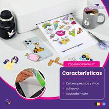 Cursor Matte Adhesive Photo Paper Letter Size 135 G – 50 Sheets - 50pcs - View 2
