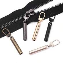 Detachable Cylindrical Metal Zipper Pulls, Replacement Zipper Sliders For Bags, Shoes And Clothes, DIY Sewing Zipper Heads - Multicolor - View 9