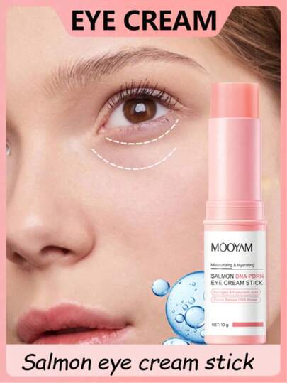 三文鱼 DNA PDRN 眼霜棒：减少细纹和黑眼圈，提亮和提升眼周肌肤，并提供抗皱和抗衰老功效。