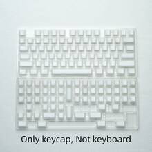Bokawz Shadow键帽，采用棱角分明的半透明设计，半透明字符，Cherry高度，PBT材质，兼容6.25U空格键，键位包括61、63、64、68、75、81、84、87、98、99、100、104、108。 - Only keycap, Not keyboard - 查看 13