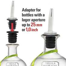 Adaptadores de vertedor de licor, para Botellas grandes de aceite de oliva y vino, tapón de botella de vino tinto de hasta 1 pulgada/25mm, 1/4/6 SED1 - 1 pieza - Ver 4