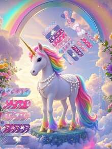 31/20pcs Waterproof Bandages, Breathable & Elastic, Cute Cartoon Patterns Like Unicorn, Butterfly, Sunflower, Rainbow, In Metal Tin - Multicolor - View 2