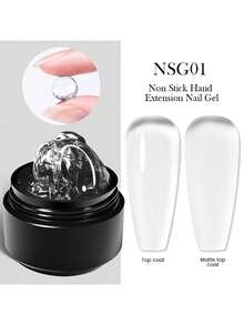 BORN PRETTY 15ml Milky White 3D Sculpting Non Stick Hand Extension Gel Nail Polish Soak Off UV LED Gel Clear Flowerd Carving Shaping Design - Multicolor - View 15