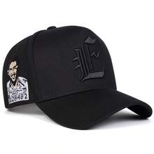 1Piece Men Letter E Embroidered Five-Panel Baseball Cap Outdoor Adjustable Sunscreen Leisure Hat Spring Autumn Travel Tourism Beach Vacation - Nhiều màu - Xem 1