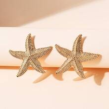 1 Pair Summer Beach Vacation Style Starfish Chic Fashion Earrings For Women - Earrings - View 10