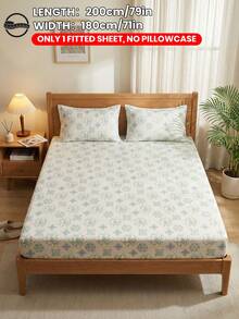 2/3件套印花床上用品套装（1件床单+1/2个枕套，不含枕芯），亲肤床垫保护套，印花床垫罩，舒适柔软，透气，多种尺寸可选，适用于单人床/双人床/大号床/特大号床，可机洗，家居卧室装饰 - 彩色 - 查看 35