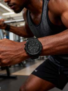 Fossil Men's Quartz Stainless Steel Chronograph Watch, 3-Dial Display, Business Casual Style, Suitable For Daily Wear. FS5712/FS5877/FS5876/FS5875/FS5874/FS5710 - Black - View 3