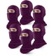 Paquete de 6 mascarillas Shiesty - Morado