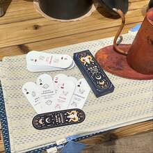 54pcs Answer Playing Cards + Velvet Storage Bag - Navy Blue - View 4