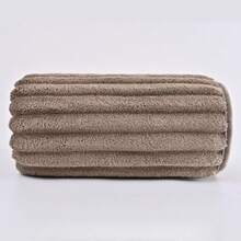 1/2pcs Coral Fleece Towel Set, Quick Drying Face Towel, Gift Beach Towel, Soft And Absorbent Hand Towel For Home, Kitchen, Bathroom, 2X Absorbency - No Shedding, No Pilling - Dark Coffee - View 1