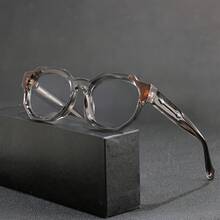 HBK Kính râm thiết kế độc đáo Polygon, gọng CP+PC, tròng kính màu sắc đặc biệt, kiểu dáng hiện đại sang trọng, thiết kế phối màu tương phản, phụ kiện kính mắt thường ngày, phù hợp cho cả nam và nữ khi đi nghỉ mát, du lịch, lái xe, đi biển, làm quà tặng. - K40205 - Xem 10