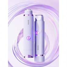 Maquinilla de afeitar eléctrica recargable 2 en 1 sin dolor para cara cuerpo con doble cabeza recortadora y afeitadora afeitadora impermeable para una piel suave-035 - Rosado - Ver 9