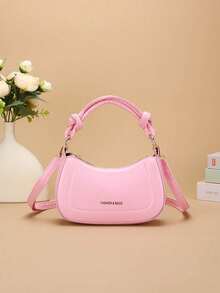Chiếc túi xách mini hình lưỡi liềm thời trang này được làm từ chất liệu PU với thiết kế khóa kéo, có bề mặt bóng và sáng. Thiết kế tối giản và thanh lịch rất phù hợp để đi mua sắm hoặc du lịch. Túi có thể dễ dàng đựng tiền mặt và son môi hàng ngày, trở thành một phụ kiện thời trang đa năng. Phong cách đa dụng của nó phù hợp với nhiều dịp khác nhau. - Nhiều màu - Xem 4