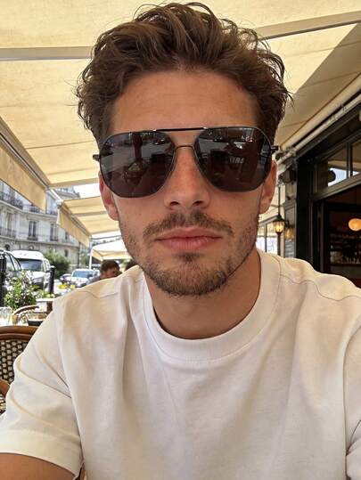 Gafas de sol polarizadas para hombres con estilo retro cuadrado tipo aviador, negras, gafas de moda clásicas para decoración, deportes al aire libre, ciclismo, viajes, playa, vacaciones, conducción, pesca, protección UV de verano, gafas de sol de metal para mujeres