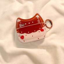 1 Set Cute Cat & Strawberry Design 4/ Pro 3 Wireless Bluetooth Earphone Case - Multicolor - View 10