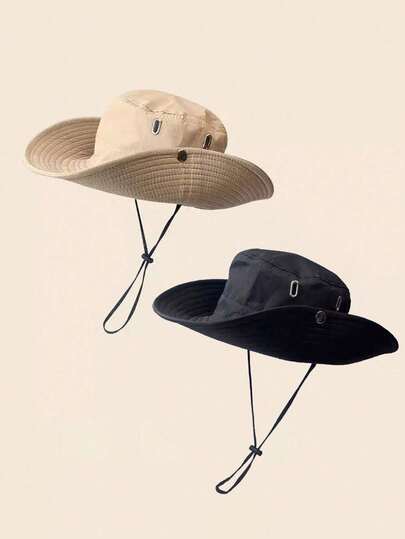 Unisex Sun Hat Bucket Hat UPF 50+ Foldable Sun Protection Hat, 2-Way Wear, UV Protection, Suitable For Hiking, Beach, Fishing, Summer Hunting, Lightweight, Quick-Dry, Adjustable Drawstring, Simple & Fashionable, Ideal For Outdoor Sports Like Climbing, Fishing