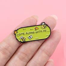 1pcs Cute Bee Cartoon Badges On Backpack Brooches Hat Lapel Pins - 1pcs - View 3