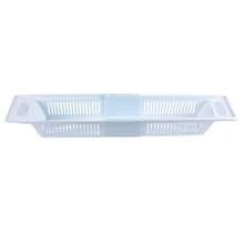 Bath Caddy 57-80cm Extendable Length Bath Tray Shower Gel Holder White - Default - View 7