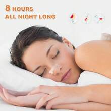 10/30片装舒适透气鼻夹，贴合稳固，隐形设计，温和粘胶，有助于改善睡眠质量，适合日常使用。 - 彩色 - 查看 11