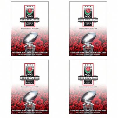 NCAA Football Championship Game 2014 Rose Bowl DVD Sports Collectibles Memorabilia