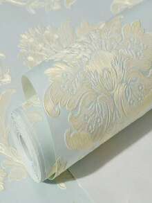 1pc Self-Adhesive Wallpaper, Warm Girl's Bedroom Wallpaper Wall Sticker, 3D Stereoscopic Wall Decal, Room Background Wall - Multicolor - View 25