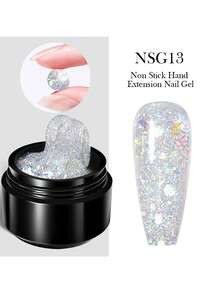BORN PRETTY 15ml Milky White 3D Sculpting Non Stick Hand Extension Gel Nail Polish Soak Off UV LED Gel Clear Flowerd Carving Shaping Design - Multicolor - View 14