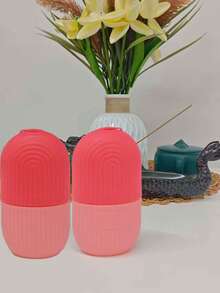 1 khuôn làm đá lạnh và dụng cụ massage mặt bằng silicon - Có thể tái sử dụng, không mùi, giúp giảm sưng tấy và mẩn đỏ hiệu quả, tăng cường lợi ích chăm sóc da, dụng cụ massage mặt lý tưởng cho mùa tựu trường. - Nhiều màu - Xem 10