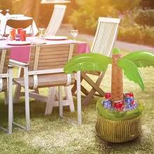 1个大型充气PVC椰子树，充气椰子冰桶玩具，棕榈树饮料架，适用于泳池派对和海滩收纳，泳池用品，泳池收纳，饮料架，泳池充气游戏，海滩娱乐，快速充气，方便的大容量，适用于水上运动，户外娱乐，泳池充气漂浮物，单身派对，聚会游戏，游泳池配件，海滩配件，海滩游戏，摄影道具，单身派对，旅行配件，团队建设活动，毕业典礼 - 均碼 - 查看 11