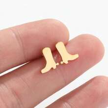 1Pair Fashion Boot Cowboy ,Earring Party Jewelry,Cute Daily Gifts,Minimalist Jewelry,Valentine's Day Gift - GED646 - View 8