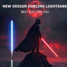 New Upgrade Lightsabers With Super Cool Red Blades 34 Sounds Effects & 12 Light Modes For Halloween Gifts & Role-Playing Party Games Infinite Colors Change Flash On Clash  # Gadgets # Techgadgets # Coolgadgets # Flashlights # Gadgetlovers # Razorblades # Newgadgets # Lightbulbs # Gaming Gadgets # Funnygadgets - RGB-LK - 查看 2