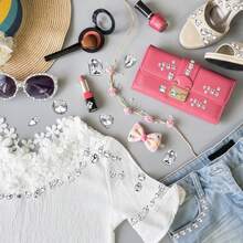 100pcs Handmade Transparent Glass Rhinestones, Various Shapes, Sew-On Crystal Gems With Silver Claw, Jewelry Making, Clothing & Shoes Crafts - White Style - View 3