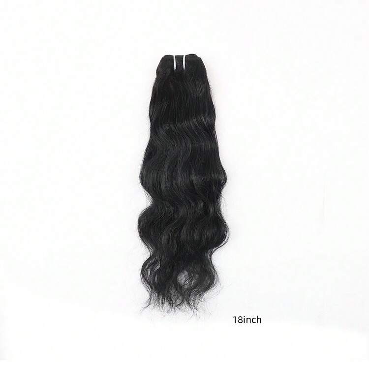 Natural Wave Bundles Human Hair Weave Bundle 1pc/3PCS Remy Hair Bundles Natural Hair Extensions Human Hair Natural Color - Black - View 19