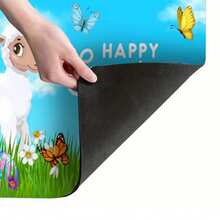 1 pezzo Tappetino assorbente multifunzione con motivo pasquale di agnello e coniglio, in poliestere, adatto per cucina, tavolo da pranzo, asciugatura piatti, lavatrice e macchina da caffè, bagno, accessori da cucina, articoli per feste - Multicolore - Visualizzare 7