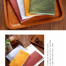 1本A6仿纸纹PU皮面记事本 - 4种颜色可选 - 200页，可用于每日计划、待办事项清单、日程安排、自律检查、效率管理等。 - 日計劃 - 查看 6