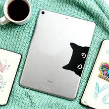 1PC 3 Inch Waterproof Outdoor PVC Removable Sticker - Minimalist Black Cat Eye Design For Laptop/Water Bottle/Car - Perfect Gift For Cat Lovers And Pet Enthusiasts,Black Cat Peeker Sticker, - 3*1.93 Inches - View 6