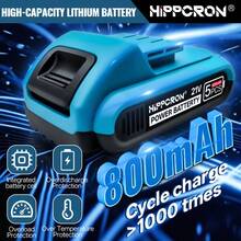 HIPPCRON 21V Cordless Impact Drill Set, 50N.M Torque, 25+3 Torque Settings, 3/8" Keyless Chuck, LED Light, Fast Charging Battery + 24 Accessories - Black - View 7