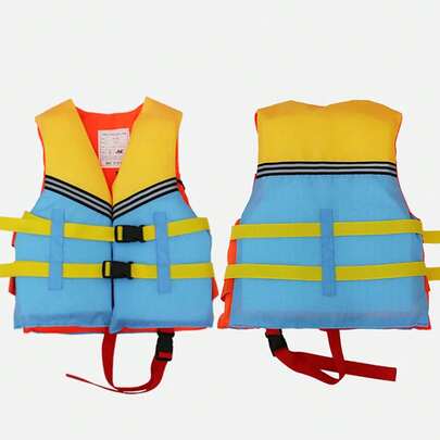 Nuevo chaleco salvavidas para niños, chaleco de flotabilidad, traje de baño con silbato, chaleco de snorkel para niños y niñas, equipo de traje de baño R5OZ