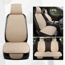 Easypie Selection Car Seat Cushion, Complete Set Of Linen Seat Cushion, Breathable - Beige - View 17