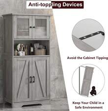 Cabinets - Grey - View 7