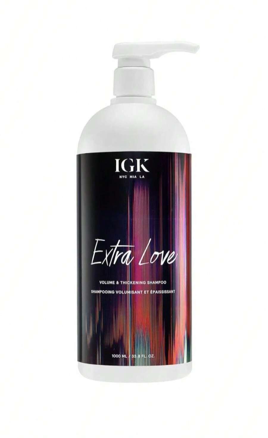 IGK EXTRA LOVE Volume &Amp; Thickening Shampoo Liter| Lightweight + Supports Scalp + Balance Oil | Vegan + Cruelty Free | 33.8 Oz - ColorB - 查看 1