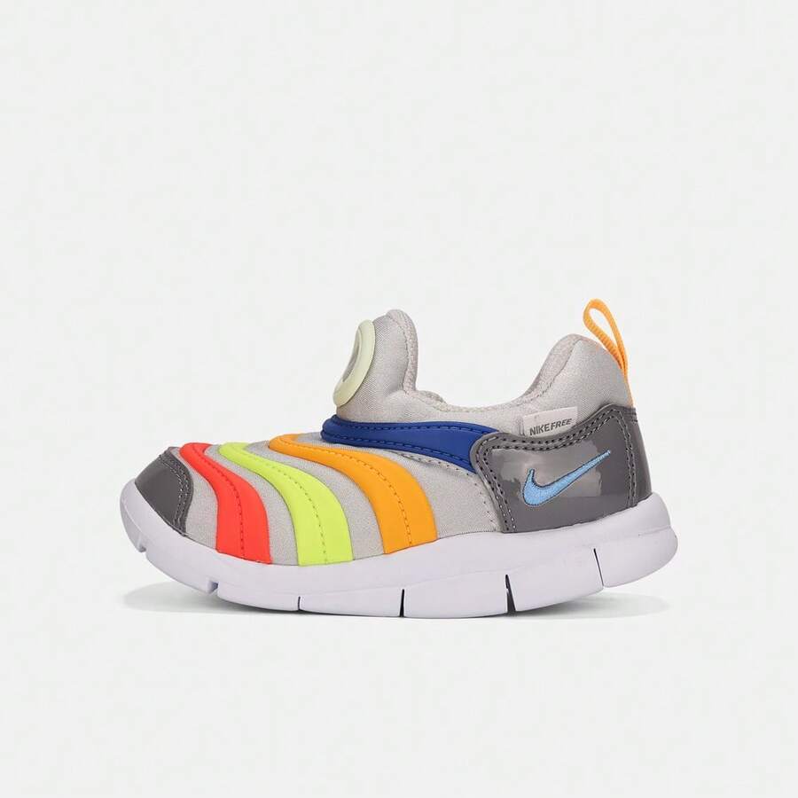 Infant/Toddler NIKE DYNAMO FREE (TD) Casual Low-Top Shoes 343938-033 - Light Grey - View 1