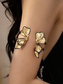 1pc Black Framed Butterfly Pattern Fashion Bracelet For Women - Multicolor - View 1