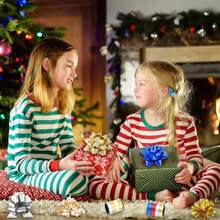 YUJUN 23PCS Christmas Gift Bows Decoration Set Xmas Pull Paper Present Bows Assortment With Gift Ribbons Wrapping Bows For Christmas New Year Wedding Decoration(Red Blue) - Red & Blue - View 6