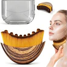 1个升级版淋巴引流面部按摩刷 - 符合人体工学的面部按摩器，塑形、消肿、紧致，适用于所有肤质 - 彩色 - 查看 1