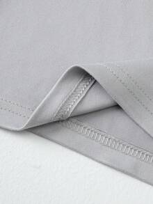 Bộ 2 món gồm áo thun ngắn tay và quần short cho trẻ em, nhẹ, đa năng, kiểu dáng thường ngày cho kỳ nghỉ hè, phù hợp cho bé trai và bé gái từ 4-12 tuổi. - Nhiều màu - Xem 6