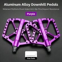 WEST BIKING Downhill Pedals CNC Aluminum Alloy 24 Replaceable Pins Dual Bearing DU Bushing Sealed Waterproof Design For MTB DH BMX Freeride Cycling - Multicolor - View 10