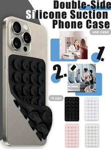 双面硅胶免提吸盘手机支架，可用于手机，也可作为减压玩具、手机试用和维修工具、情人节礼物、母亲节礼物。 - 28粒雙面吸盤 - 查看 2