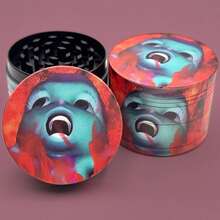 Sad Dolphin 4-Layer Metal Grinder-50mm/2inch - Multicolor - View 6