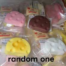 New Japanese Style Soft Slow Rebound Simulation PU Half-Round Cheese Food Stress Relief Toy, Great Gift - Multicolor - View 7